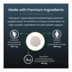 Dasuquin key ingredients: glucosamine 600 mg, chondroitin 250 mg, ASU 45 mg