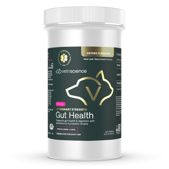 Entero Flora PRO Powder for Cats and Dogs,  60g Jar