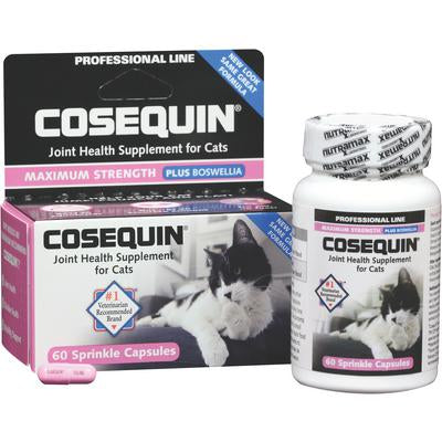 Nutramax Cosequin Maximum Strength Plus Boswellia Sprinkle Capsules for Cats, 60ct