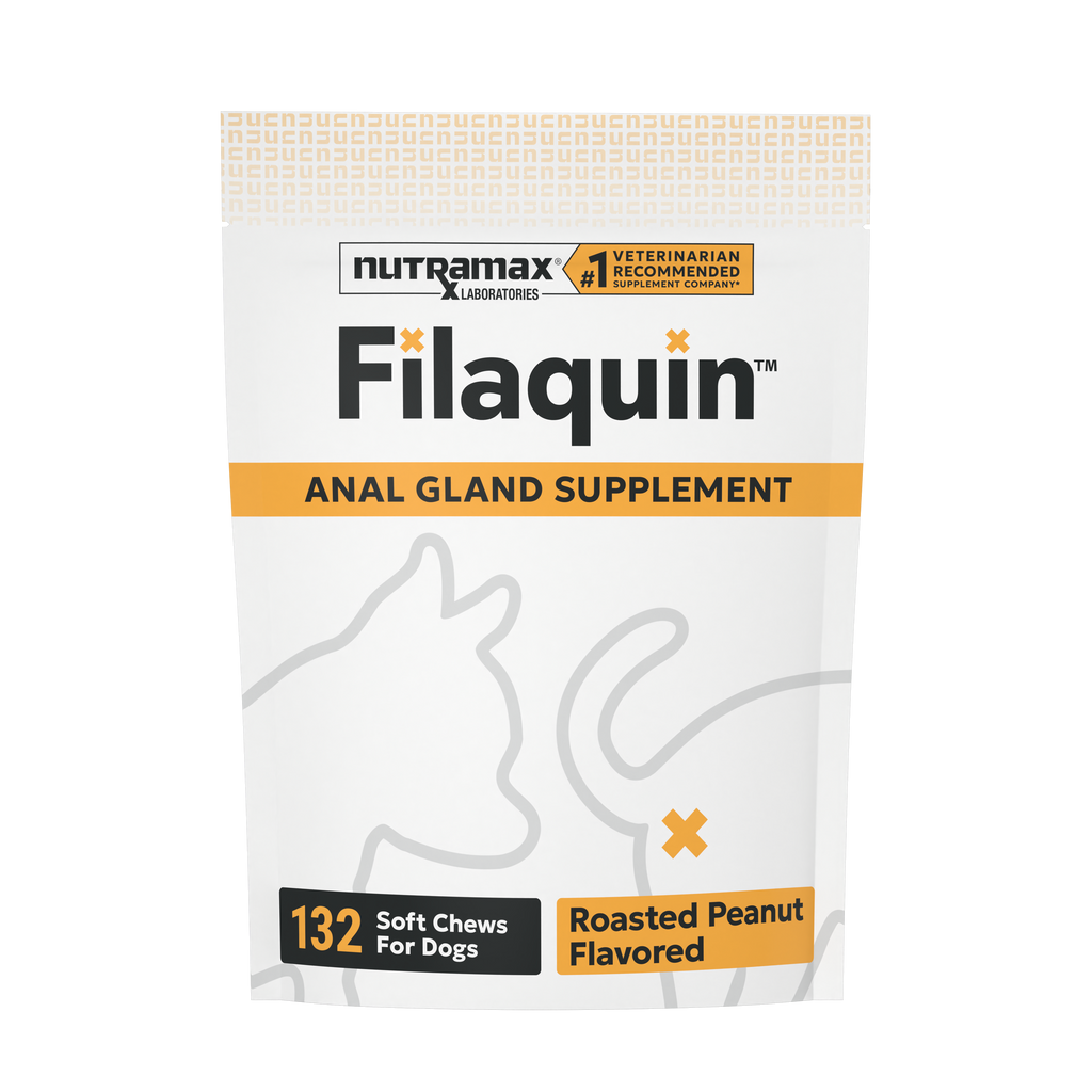 Nutramax Filaquin Anal Gland Supplement Soft Chews for Dogs, 132ct