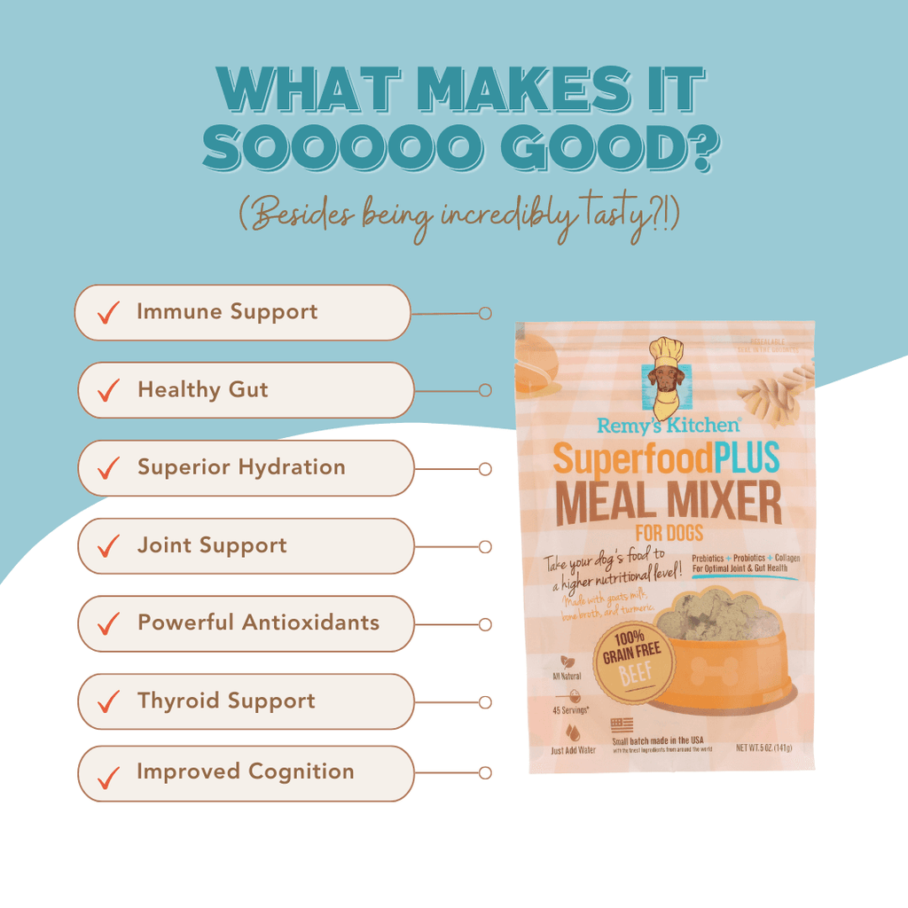 Remy's K9 Kitchen SuperfoodPLUS Meal Mixers for Dogs, 5oz Bag
