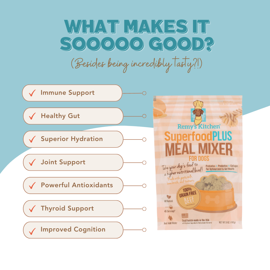 Remy's K9 Kitchen SuperfoodPLUS Meal Mixers for Dogs, 5oz Bag