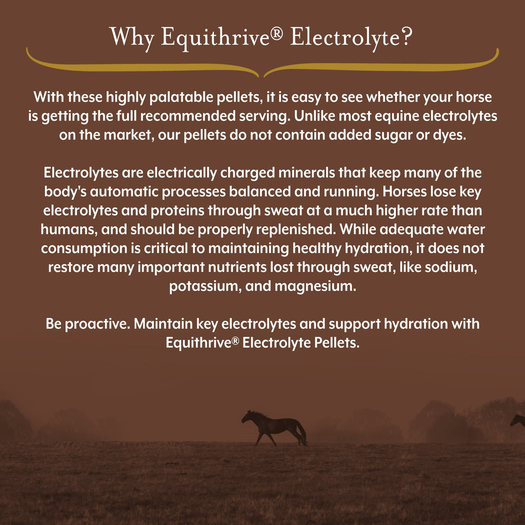 Equithrive Electrolyte Pellets for Horses