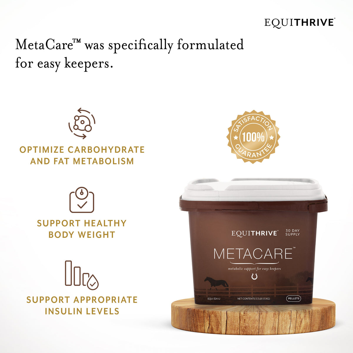 Equithrive MetaCare Metabolic Support Pellets for Horses