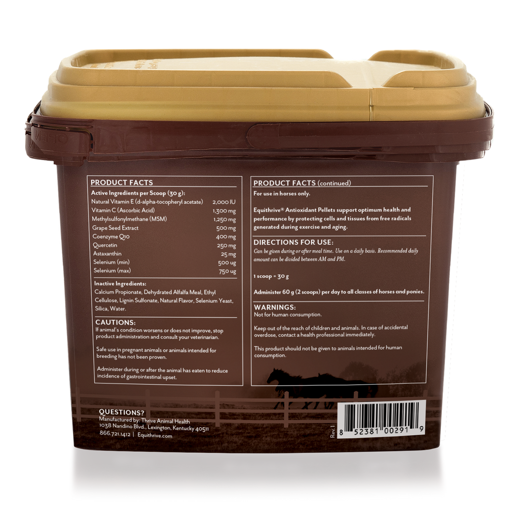 Equithrive Antioxidant Pellets for Performance Horses
