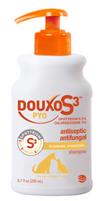 Douxo S3 Pyo Antiseptic Chlorhexidine Shampoo for Dogs & Cats, 6.7 oz
