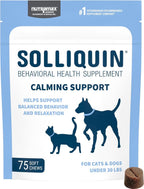 Nutramax Solliquin Calming Soft Chews for Dogs & Cats, 75 ct