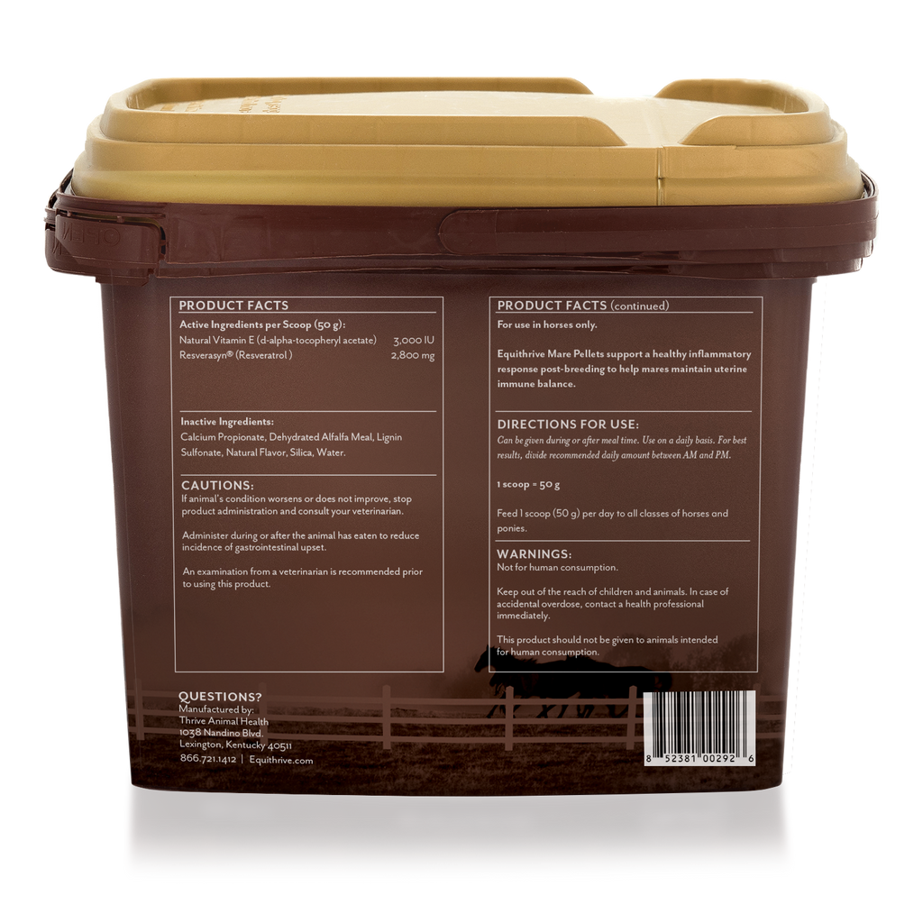 Equithrive Mare Reproductive Support Pellets for Horses