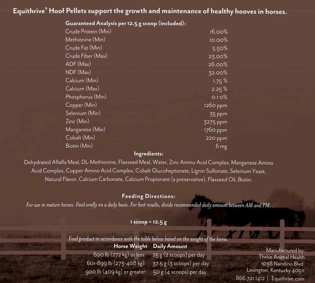 EquiThrive Hoof Pellets