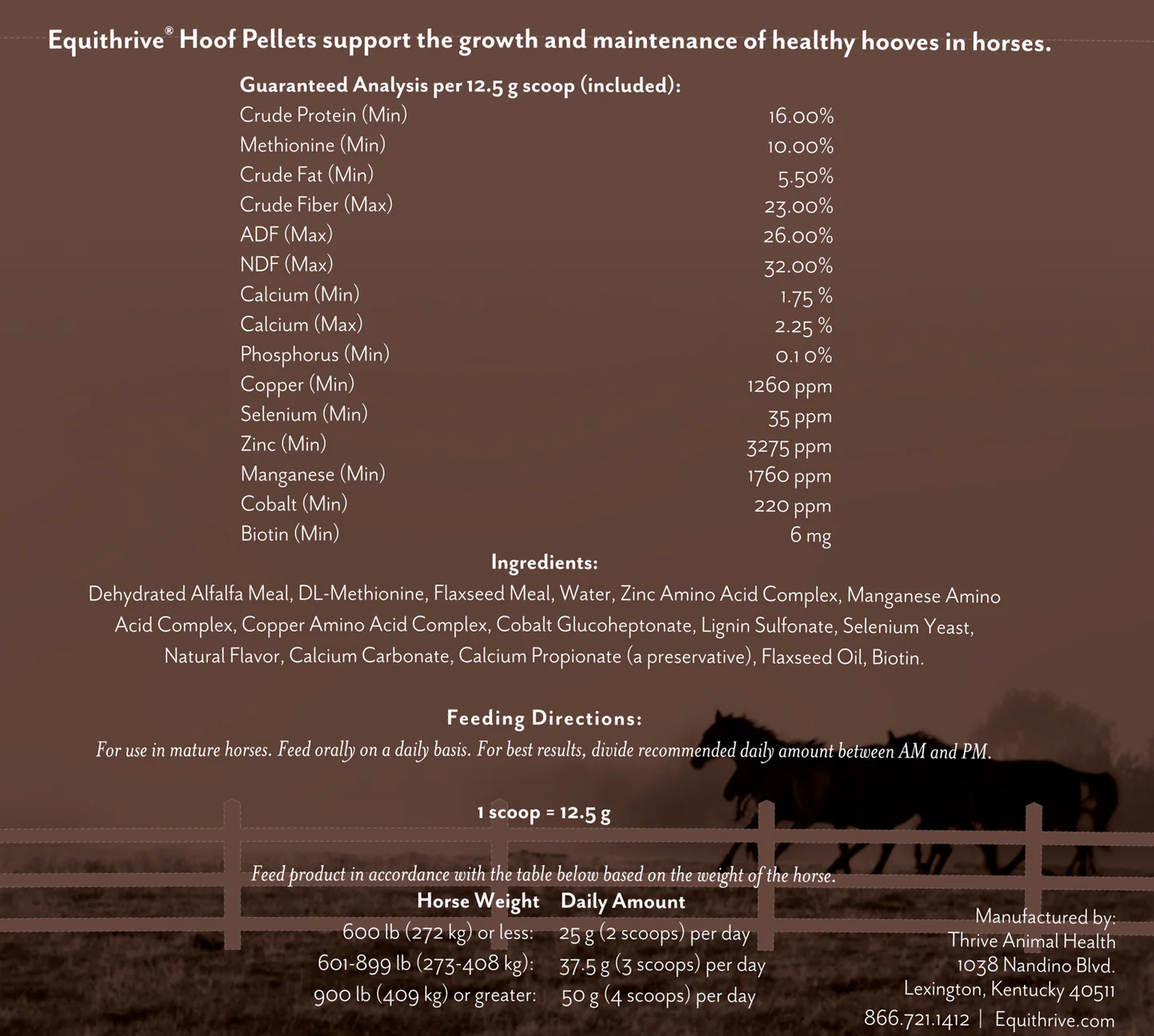 EquiThrive Hoof Pellets