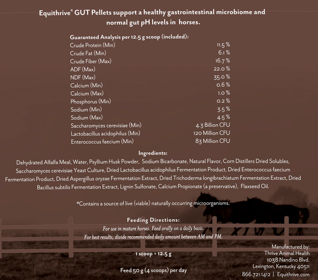 EquiThrive Gut Pellets for Horses
