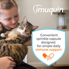 Nutramax Imuquin Immune Support Sprinkle Capsules for Cats, 30 ct