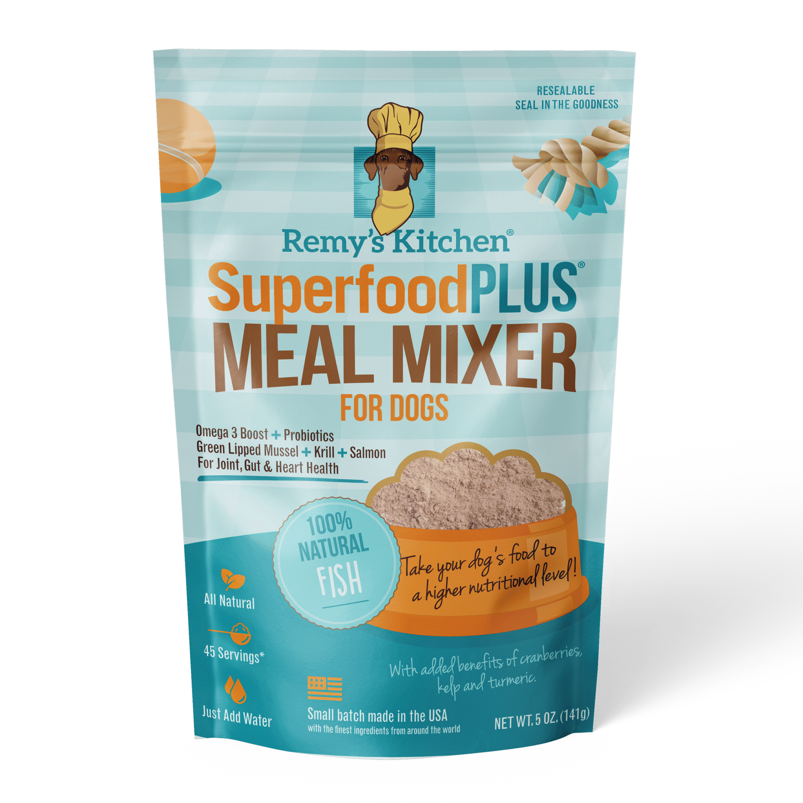 Remy's K9 Kitchen SuperfoodPLUS Meal Mixers for Dogs, 5oz Bag