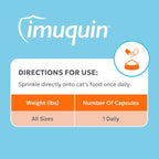 Nutramax Imuquin Immune Support Sprinkle Capsules for Cats, 30 ct