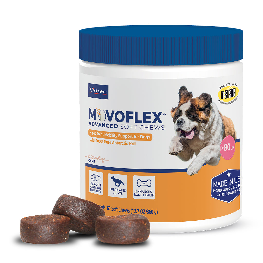 MovoFlex Advanced Joint Support Soft Chews for Dogs, 60ct