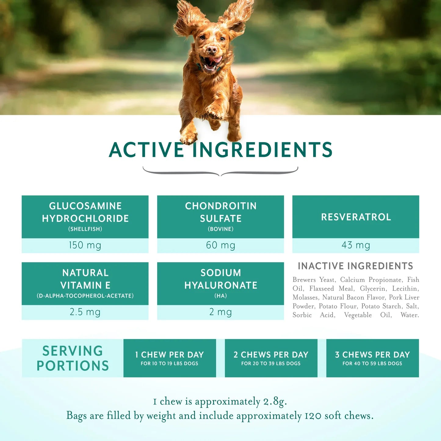 PetThrive Soft Chews with Resveratrol for Dogs