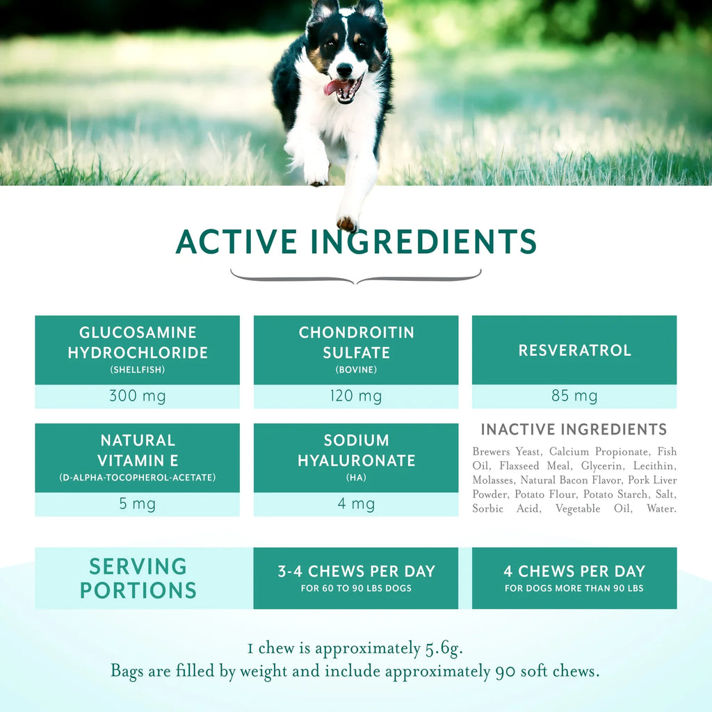 PetThrive Soft Chews with Resveratrol for Dogs