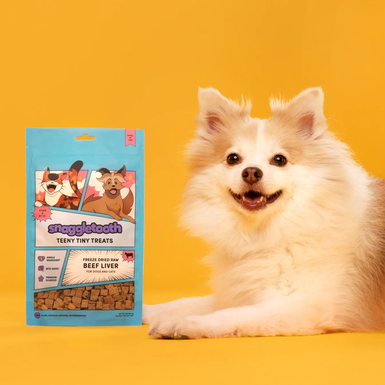 Snaggletooth Teeny Tiny Treats, 2oz Bag