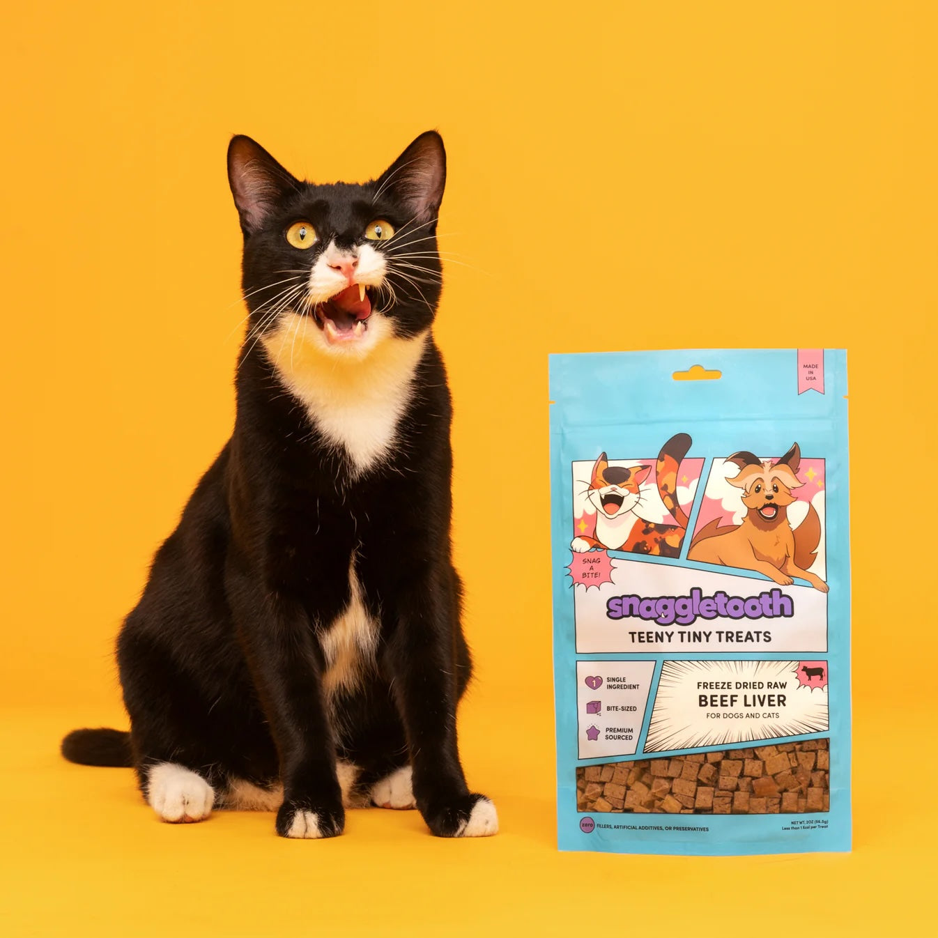 Snaggletooth Teeny Tiny Treats, 2oz Bag