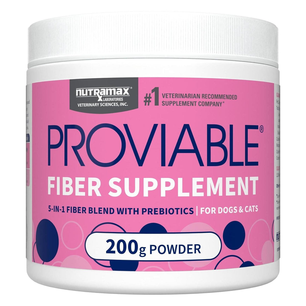 Nutramax Proviable 5-in-1 Fiber Powder, 200 g
