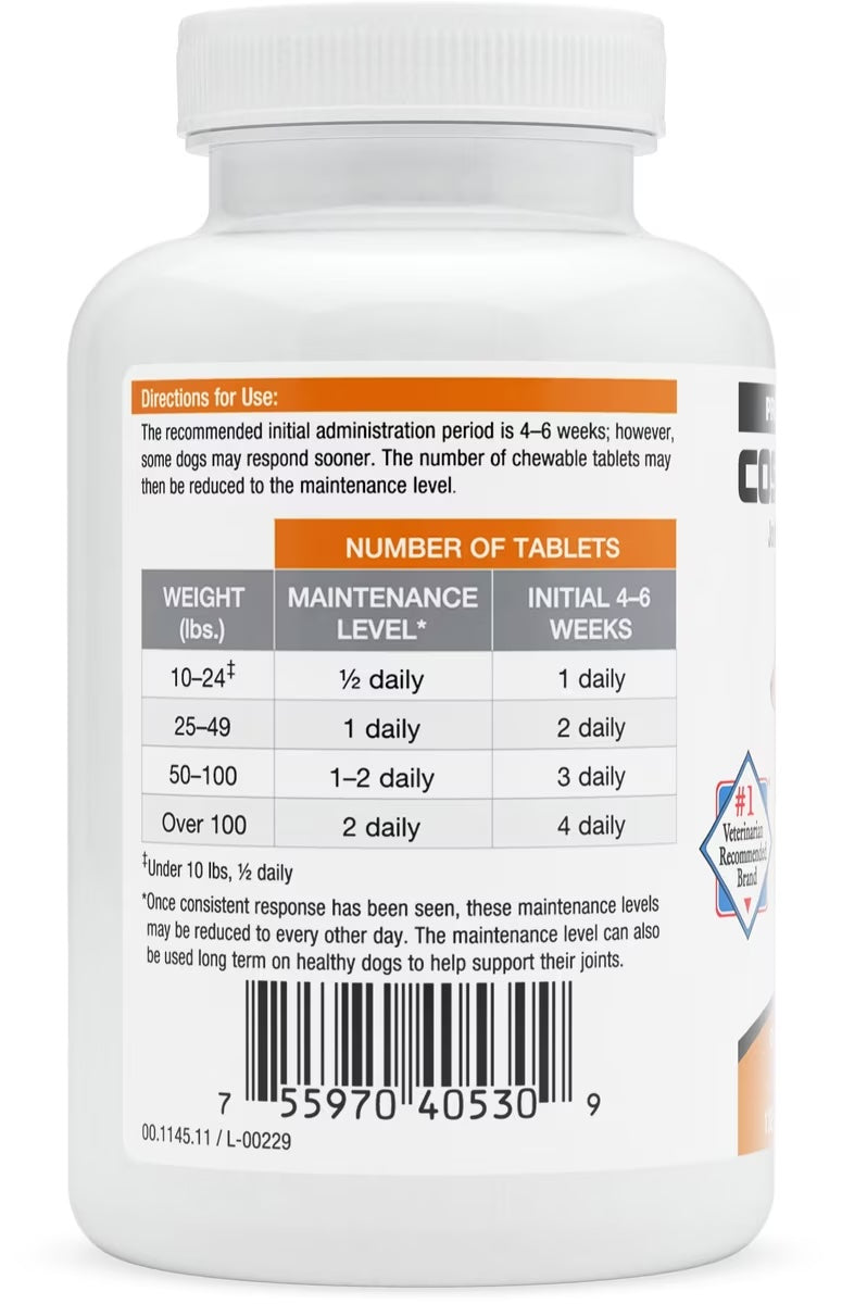 Nutramax Cosequin DS for Dogs Chewable Tablets, 132ct