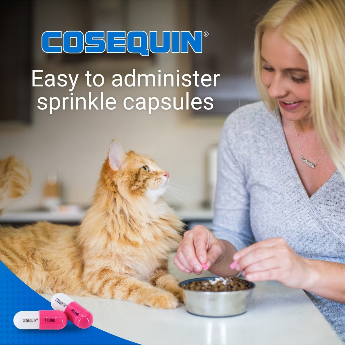 Nutramax Cosequin Sprinkle Capsules for Cats, 80ct