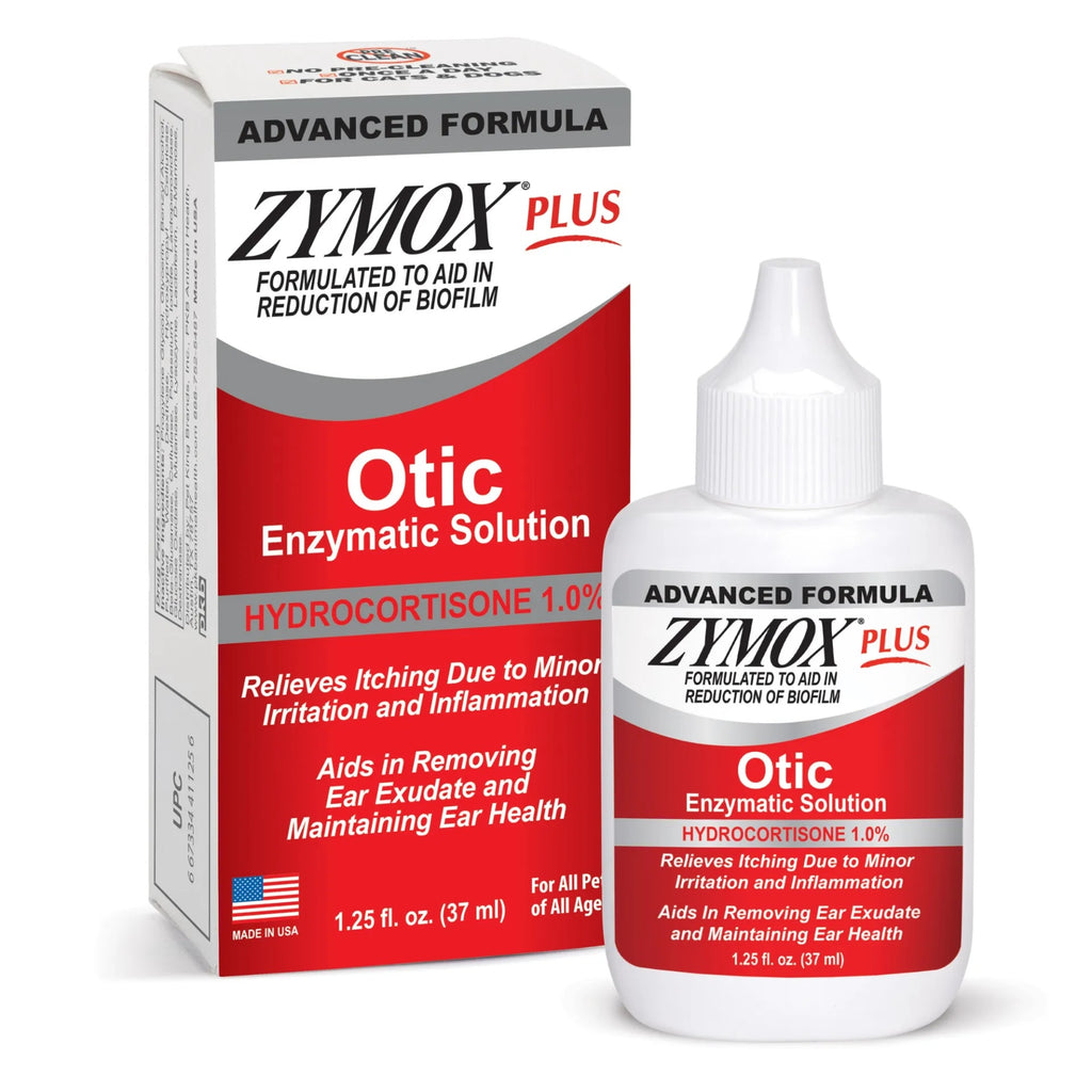 Advanced Formula Zymox Plus Otic with 1% Hydrocortisone, 1.25oz