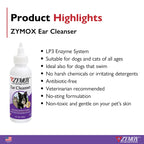 Zymox Enzymatic Ear Cleanser for Dogs & Cats, 4 oz