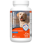 Nutramax Cosequin DS Maximum Strength Plus MSM and HA Chewable Tablets for Dogs, 60 ct
