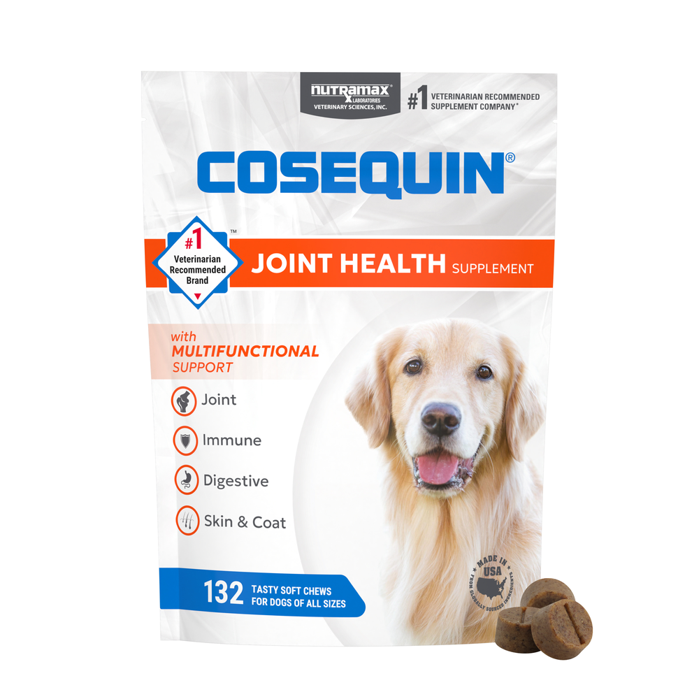 Nutramax Cosequin® Joint Health Supplement with Multifunctional Support Soft Chews for Dogs, 132ct