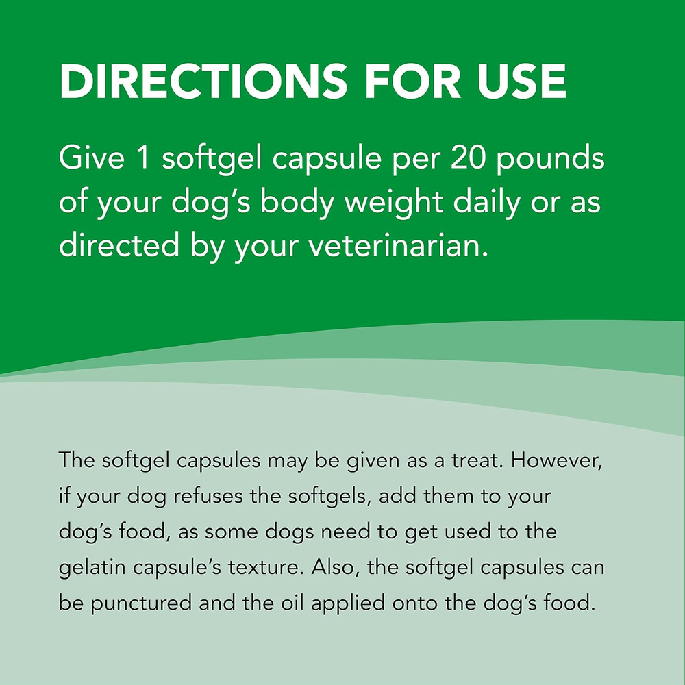 Nutramax Welactin for Dogs Softgel Capsules, 120ct