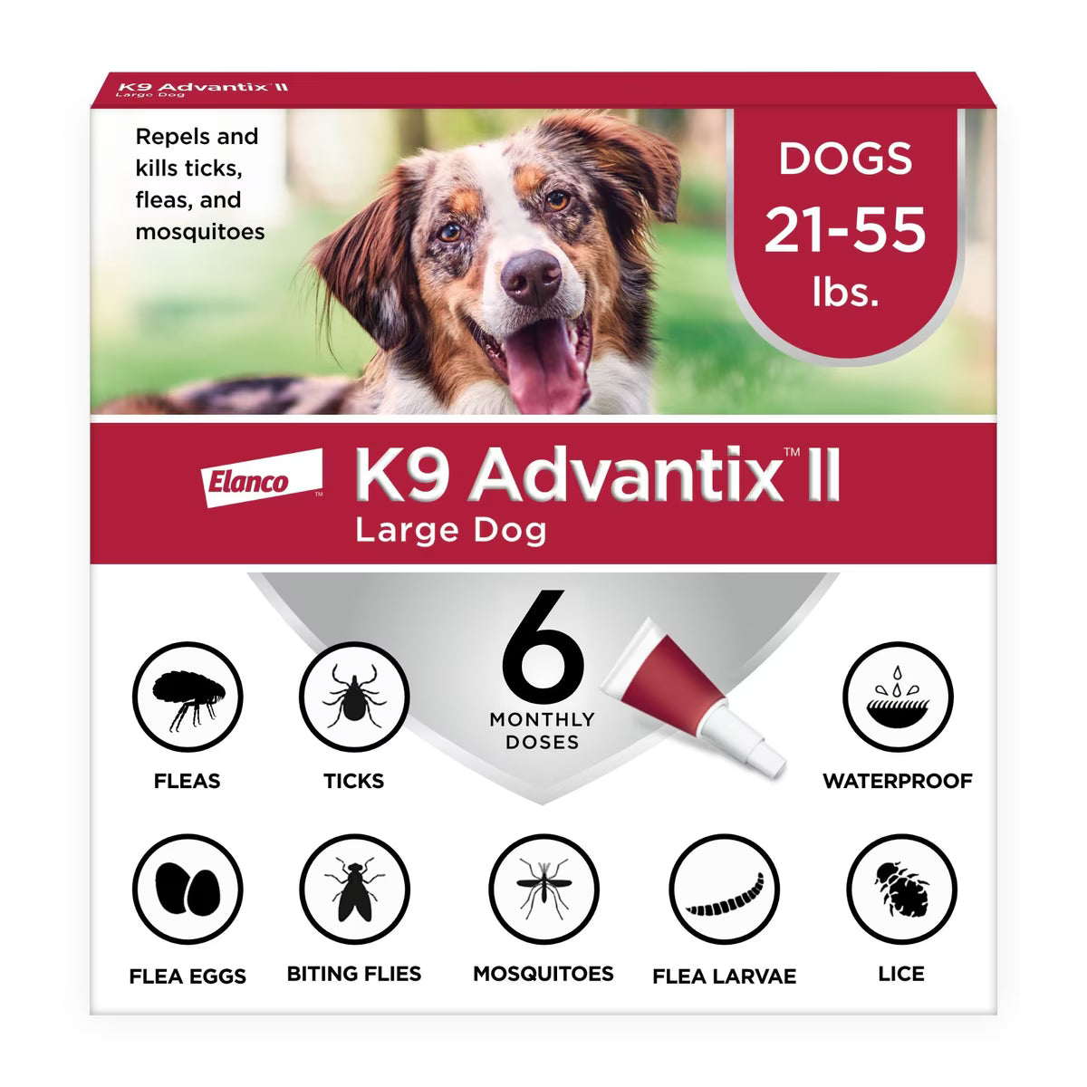 K9 Advantix II Topical Flea & Tick Solution for Dogs
