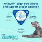 Virbac C.E.T. VeggieDent FR3SH Dental Chews for Dogs, 30 ct