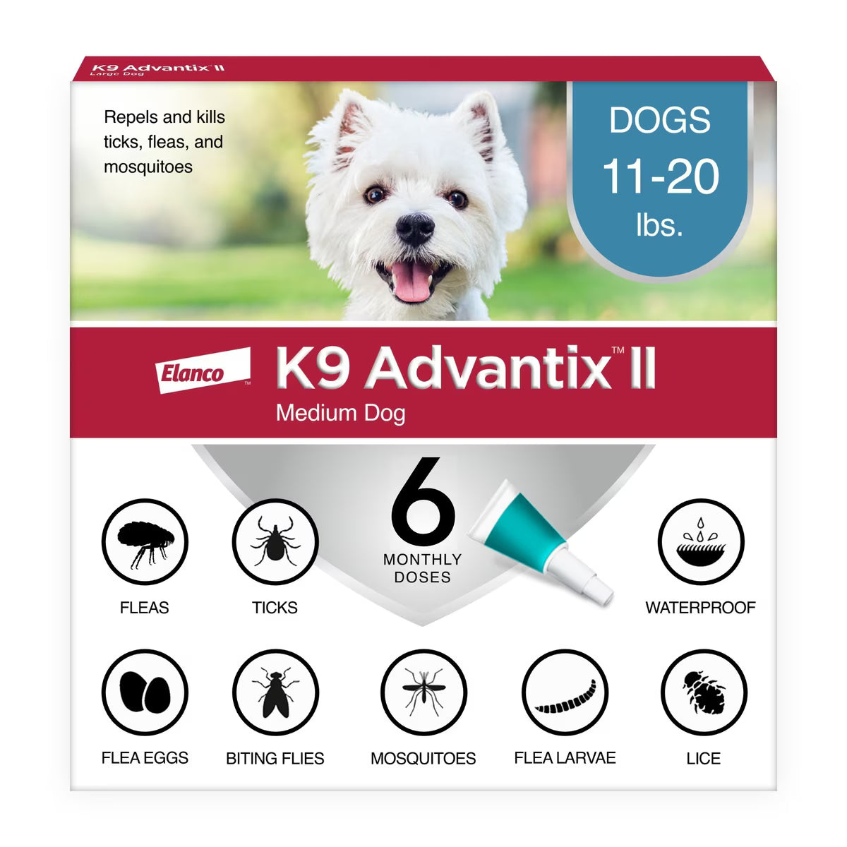 K9 Advantix II Topical Flea & Tick Solution for Dogs