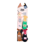 ZippyClaws Catnip Crusherz Crinkle Cat Toys, 4 pack