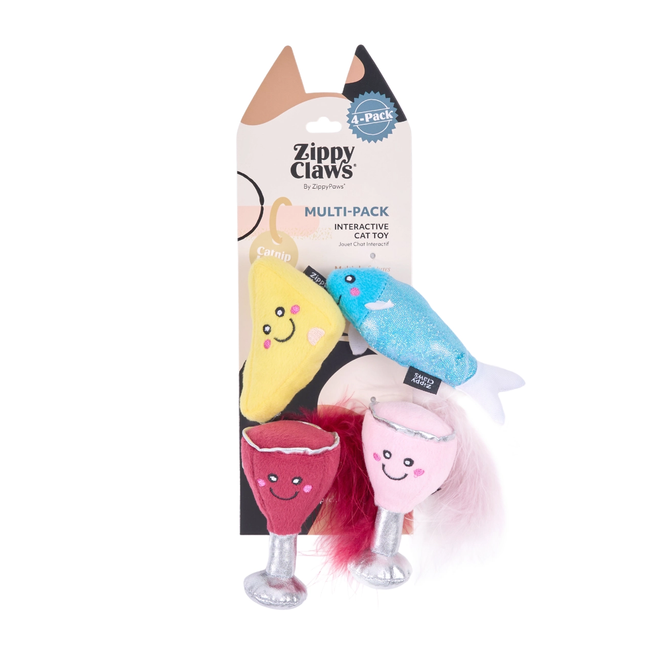 Zippyclaws Catnip Crusherz, 4-pack
