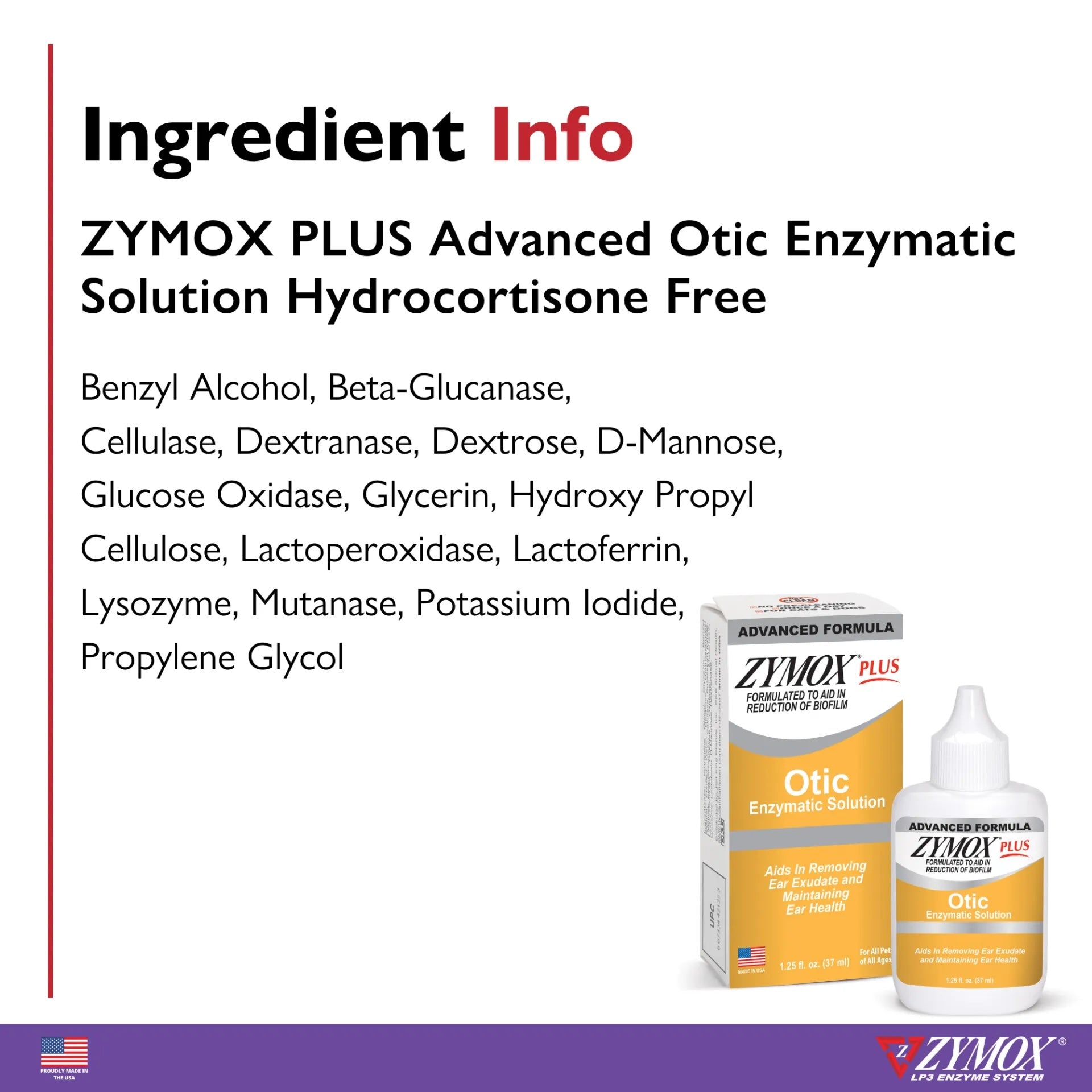 Advanced Formula Zymox Plus without Hydrocortisone, 1.25oz