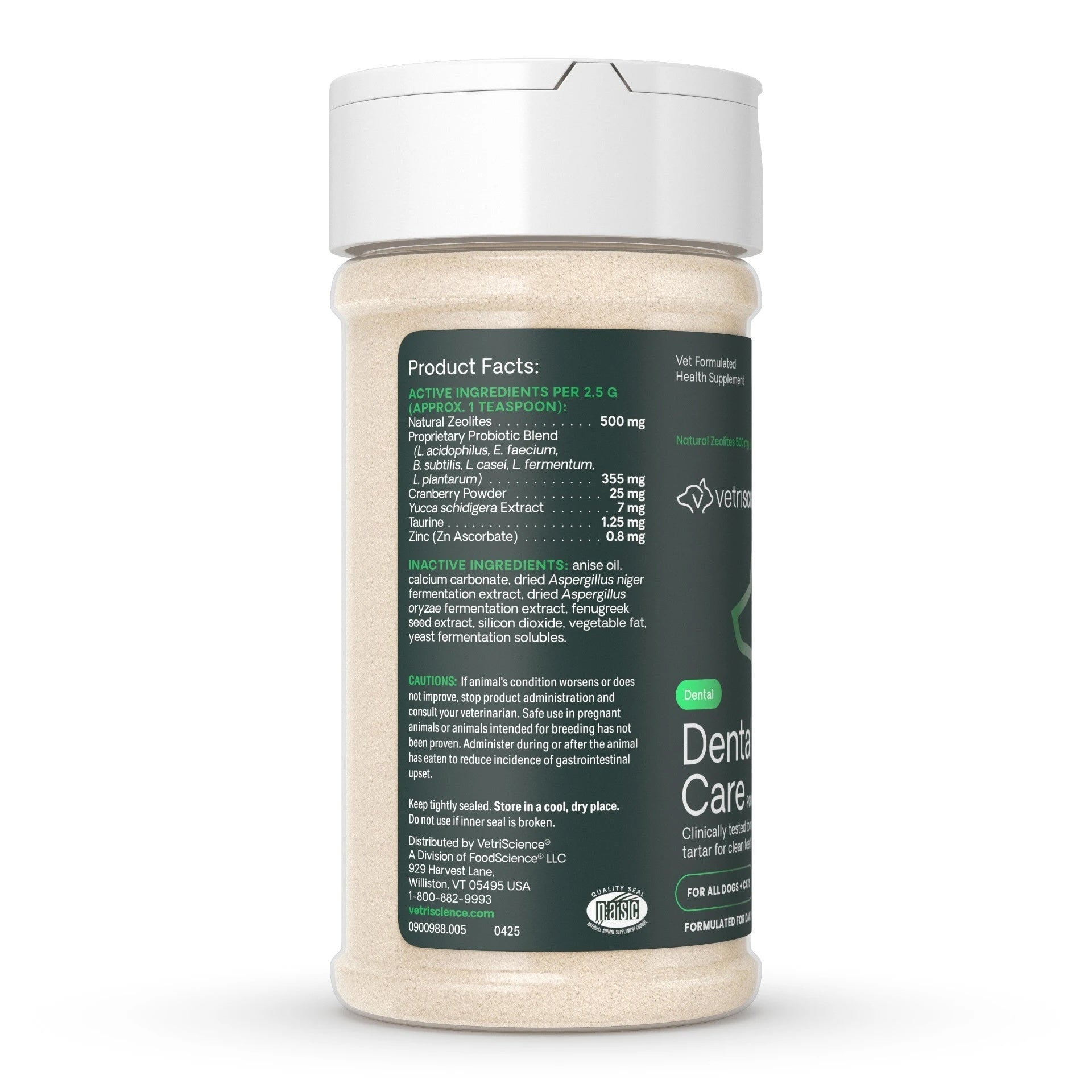 Vetriscience Dental Care (Perio Support) Powder for All Dogs & Cats, 4.2oz