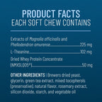 Nutramax Solliquin Calming Soft Chews for Dogs & Cats, 75 ct