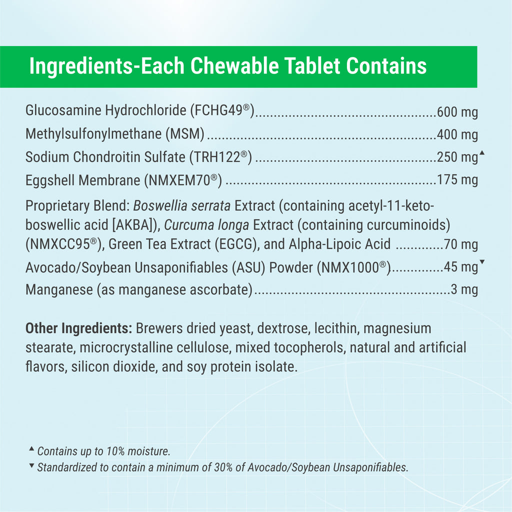 Nutramax Dasuquin Advanced with Eggshell Membrane, 64ct Chewable Tablets