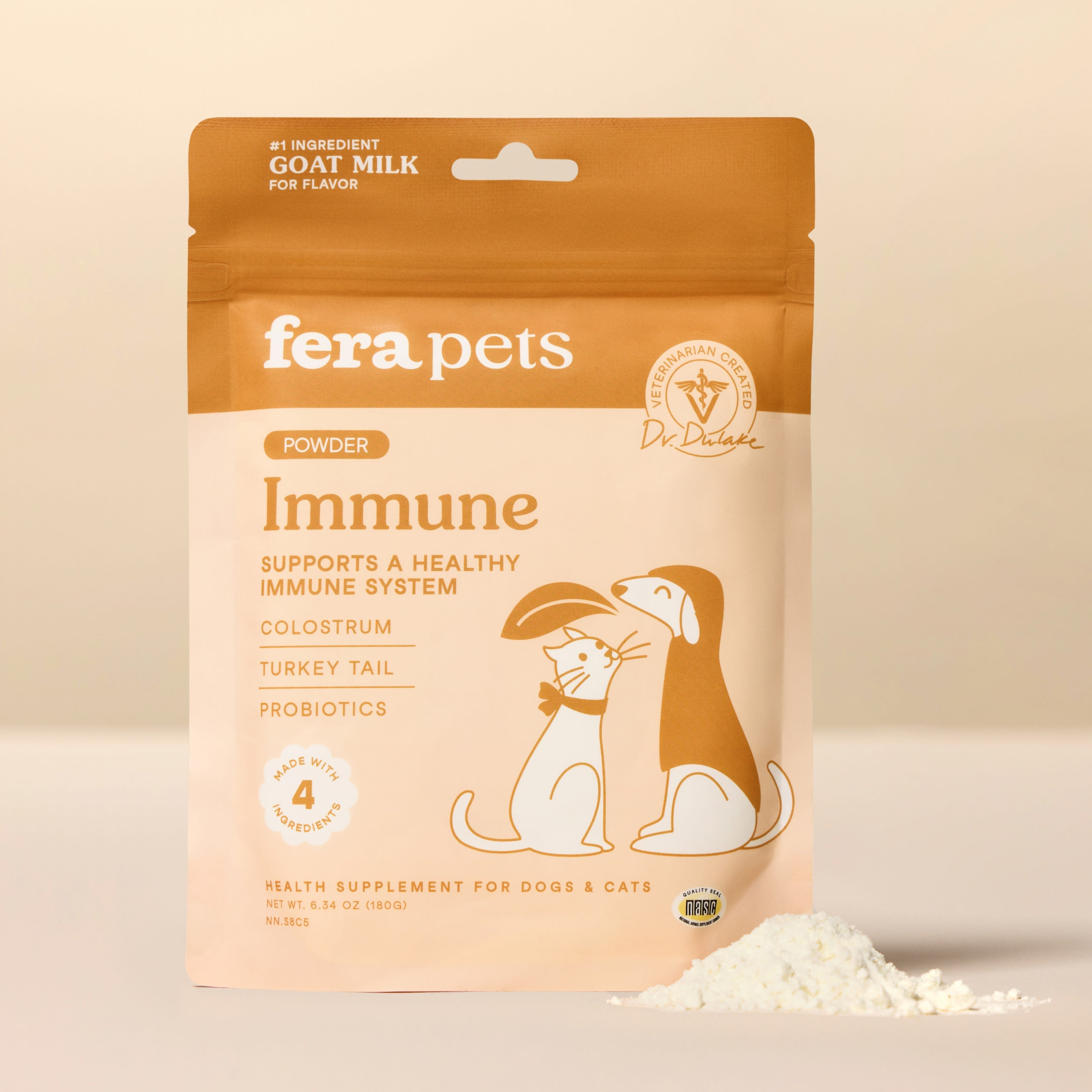 Fera Immune Goat Milk Topper front