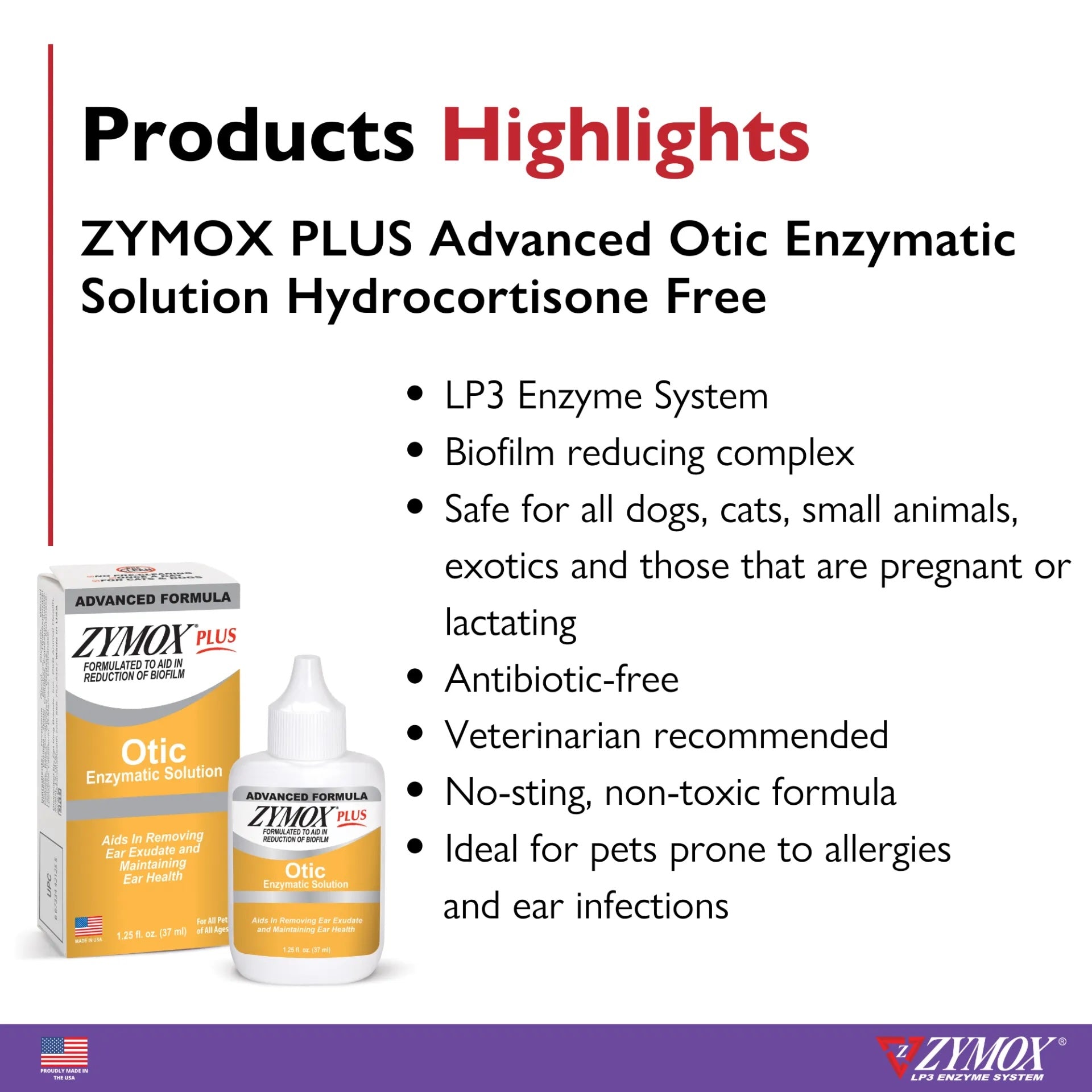 Advanced Formula Zymox Plus without Hydrocortisone, 1.25oz