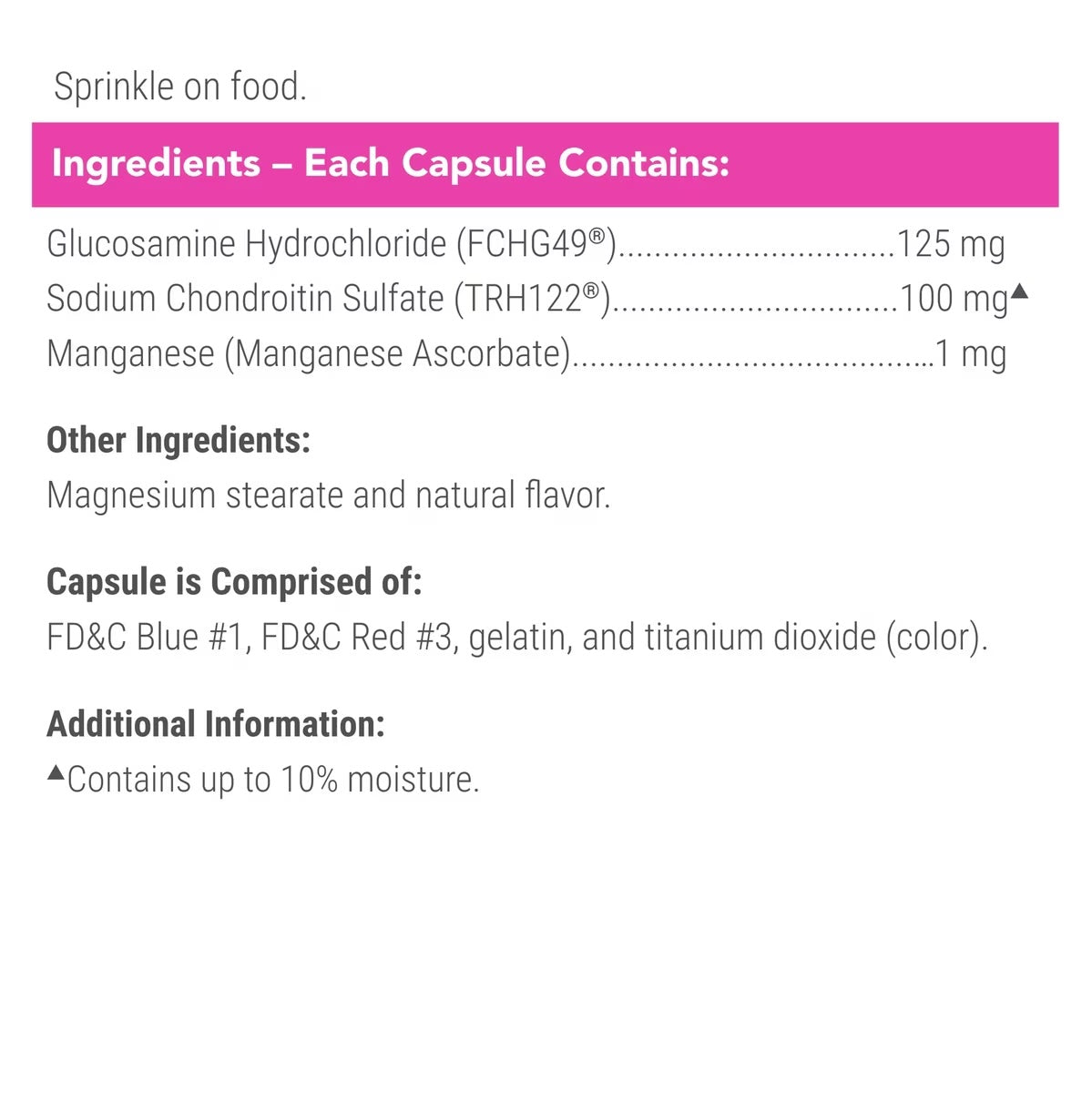 Nutramax Cosequin Sprinkle Capsules for Cats, 80ct